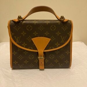Louis Vuitton Monogram Satchel in Brown & Vachetta Trim